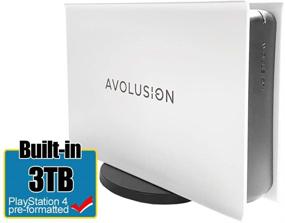 img 3 attached to Avolusion PRO-5X 3TB USB 3.0 External Gaming Hard 🎮 Drive - Optimized for PS4 Original, Slim & Pro (White)