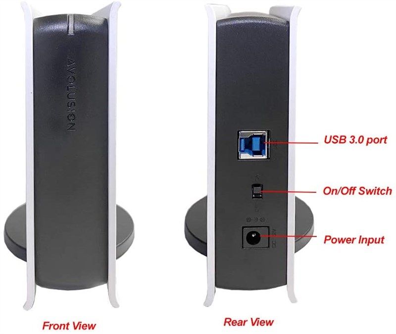 Avolusion PRO-X (White) 3TB USB 3.0 External Gaming Hard Drive for