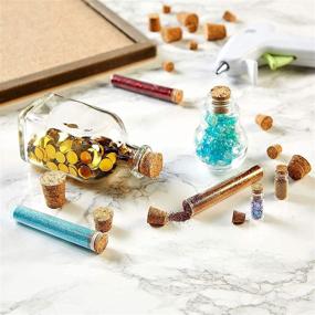 img 2 attached to 🔳 Versatile Small Tapered Cork Stoppers for Jars and Bottles: 8 Sizes, 80 Pieces