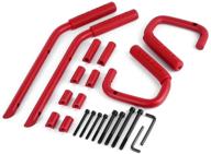 🐗 усилите безопасность с помощью красными ручками для джип вранглер с изображением диких кабанов для передней части автомобиля логотип