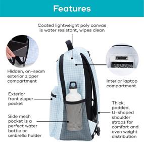 img 4 attached to 🎒 Discover SCOUT Lightweight Water Repellent Compartments Fleetwood: Perfect for On-the-Go Organization!