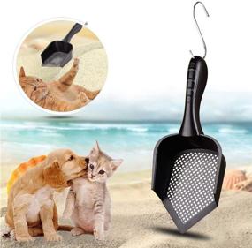 img 2 attached to 🐾 Efficient and Fun Cat Litter Scoop with Small Hole – Perfect for Sifting Kitty Cats Litter and Pet Cleaning