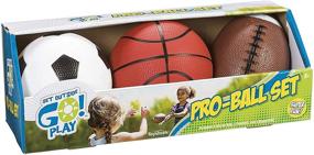 img 4 attached to 🏈 Toysmith Pro Ball 6.5 Inch Football Basketball: Perfect for Fun and Skill-building!