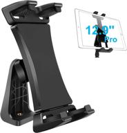 📱 360° rotatable ipad tripod mount adapter – universal tablet clamp holder for ipad pro, surface, galaxy tab and more – compatible with 3.5 to 13.5in phone tablets – ideal for tripod and monopod logo