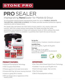 img 3 attached to 🧱 Stone Pro Pro Sealer - Premium Impregnating Sealer for Granite, Marble, Tile, and Grout - 32 oz