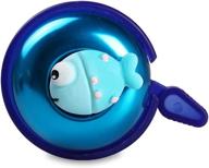 🚲 blue fish bicycle bell for boys - mini-factory cute handlebar bike horn for safe cycling ringing - kids' favorite! logo