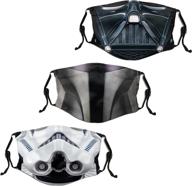 🎭 3-piece unisex face mask set with adjustable ear loops - reusable face mask, bandana, and balaclava logo