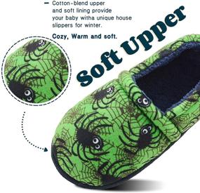 img 1 attached to Slippers Animal Anti Slip Memory Little Boys' Shoes