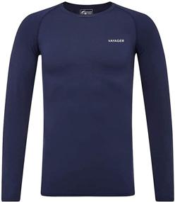 img 3 attached to 👕 Voyager Compression Underwear Undershirts - Optimized Performance Boys' Apparel