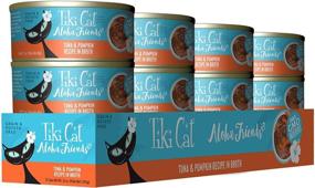 img 2 attached to Tiki Cat Aloha Friends Grain Free Wet Cat Food - Seafood with Pumpkin Recipes 3 oz. Cans (Pack of 12)