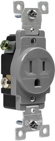 img 1 attached to ENERLITES Receptacle Tamper Resistant Commercial 61150 GY 10PCS