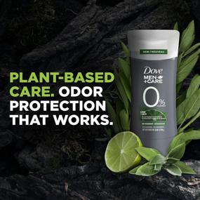 img 2 attached to 🌿 Dove Men + Care Aluminum-Free Deodorant Stick with Lime and Sage, 10.4 Ounces, 2.6 Ounce (Pack of 4) - Naturally Derived, Plant-Based Moisturizer