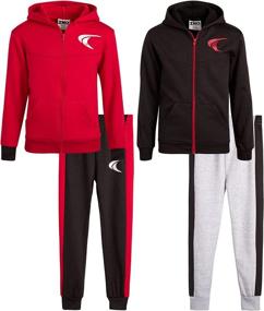 img 4 attached to TKO Boys Sweatsuit Set Performance Sports & Fitness for Team Sports