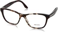 prada womens 04tv eyeglasses 54mm logo