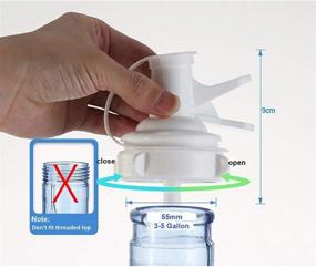 img 3 attached to 🚰 Threaded Protector Dispenser: Reusable Drinking Solution for Hygienic Refreshment