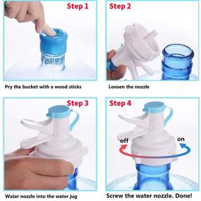 img 1 attached to 🚰 Threaded Protector Dispenser: Reusable Drinking Solution for Hygienic Refreshment