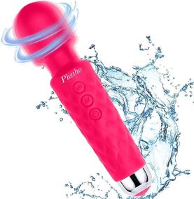 img 4 attached to Pheiho Pink Wireless USB Rechargeable Massager Wand - Powerful Frequency for Pain Relief, Muscle Recovery, and Sports