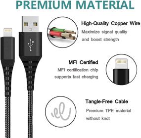 img 1 attached to SHARLLEN Charger Lightning: Fast and Reliable Charging for Compatible Devices