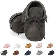 👟 soft sole tassel moccasins for baby boys and girls - anti-slip crib shoes logo