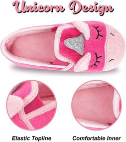 img 1 attached to 👶 Stay Comfy and Safe with Dream Bridge Toddler Slippers - Anti Slip Boys' Shoes