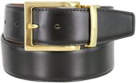 👔 dress-casual men's belts: genuine leather accessories with reversible design logo