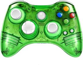 img 4 attached to 🎮 PowerLead Wireless Gamepad Vibration Shock for Xbox 360/Windows/PC - 7 LED Flashing Lights!