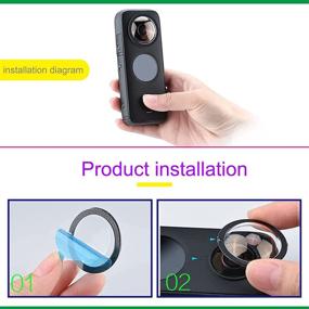 img 1 attached to 📸 Enhanced Dual Lens Protectors for Insta360 One X2 Accessories