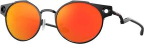 img 4 attached to Premium Protection with Oakley Men's Oo6046 Deadbolt Titanium Round Sunglasses