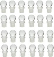 🍾 nakpunar set of 24 glass bottle stoppers for wine, beverages, soda, champagne, liquors, oils - enhanced for seo logo