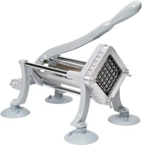 img 4 attached to 🍟 WYZworks Professional French Fry Cutter - 3/8 inch Cutting Frame Included + Free Bonus 1/2" Cutting Frame