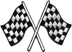 img 1 attached to Checkered Chequered Racing Rockabilly Applique