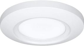 img 4 attached to 🌟 Enhance Your Space with the 5-1/2" Emblem Collection Surface Mount LED in White