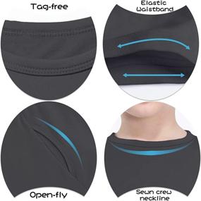 img 1 attached to MANCYFIT Boys' X Small Fleece Thermal Underwear - Active Clothing