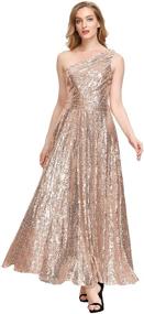 img 1 attached to Kate Kasin Sequin Evening Dress Women's Clothing