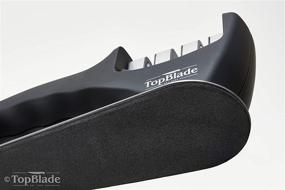 img 2 attached to 🔪 Upgraded TopBlade 3-Stage Kitchen Knife Sharpener: Restore, Sharpen and Polish Steel & Ceramic Blades - Improved Safety & Stability, with Cut-Resistant Glove Included - 2021 Edition