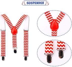 img 1 attached to 🎉 Adjustable Suspender for Boys' Birthday Party Supplies and Accessories