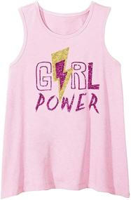 img 1 attached to 👚 Sleeveless Graphic Bowknot Undershirts for Girls' Tops, Tees & Blouses - Promoted Clothing