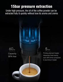 img 2 attached to Портативная многофункциональная электрическая совместимость Nespresso