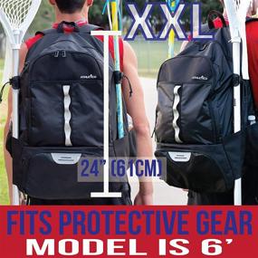 img 3 attached to Organize and Carry Your Lacrosse Gear Hassle-Free with Athletico's Extra Large Lacrosse Bag