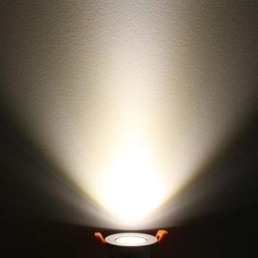 img 3 attached to LightingWill 10-Pack 3W CRI80 LED Downlight Dimmable 247LM Directional Recessed COB Ceiling Light Cut-Out 2In(51Mm) 60 Beam Angle 4000K-4500K Natural White 25W Halogen Bulbs Equivalent