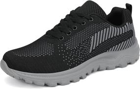 img 4 attached to Hecodi Athletic Lightweight Comfortable Footwear Men's Shoes