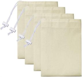 img 3 attached to 👜 Simpli-Magic 79164 Canvas Laundry Bags: Natural, 28"x36" Size - Set of 4 Pack