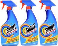 🍃 shout advanced gel laundry stain remover spray and wash - best shout formula, 22 oz (pack of 3) logo