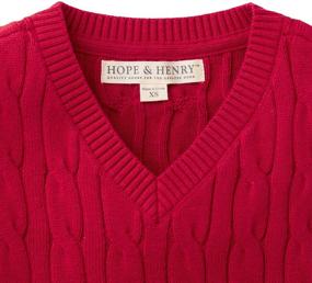 img 3 attached to Hope Henry V Neck Cricket Sweater
