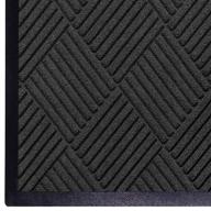 durable waterhog diamond rubber mat for commercial entrances: commercial grade quality logo