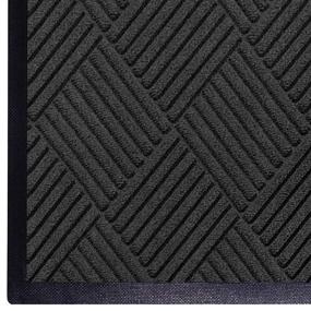 img 4 attached to Durable WaterHog Diamond Rubber Mat for Commercial Entrances: Commercial Grade Quality