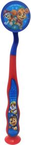 img 1 attached to 🦷 Firefly Nickelodeon Paw Patrol Kids Toothbrushes (Pack of 2) - Suction Cup, Cap, Blue Color - Ideal for Boys 3+ yrs