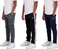 👖 3-pack hind sweatpants: athletic blue heather and black boys' clothing and active gear logo