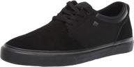 emerica alcove skate black medium men's shoes and athletic footwear logo