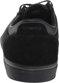 img 2 attached to Emerica Alcove Skate Black Medium Men's Shoes and Athletic Footwear